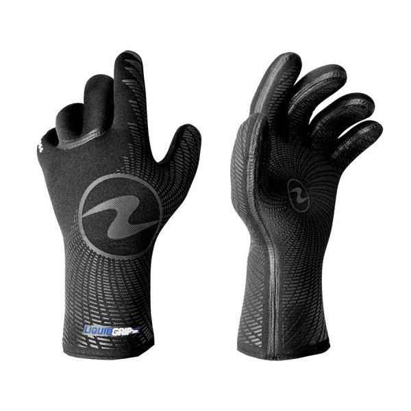 Перчатки Liquid Grip 5мм (Унисекс; M; черный)
